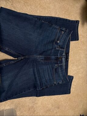 Calvin Klein Jeans Straight Leg Dark Blue Denim